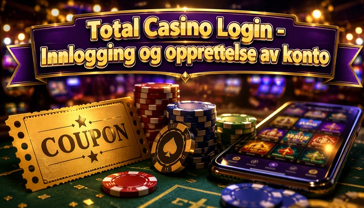 Total Casino Login - Innlogging og opprettelse av konto