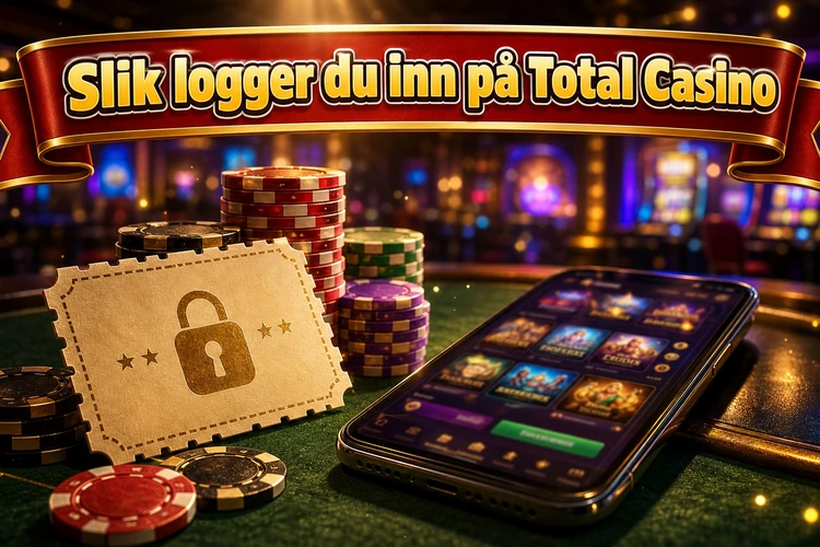 Slik logger du inn på Total Casino