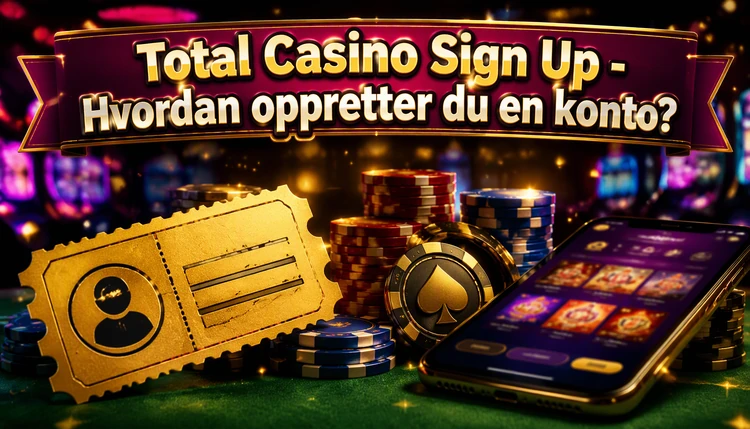 Total Casino Sign Up - Hvordan oppretter du en konto?
