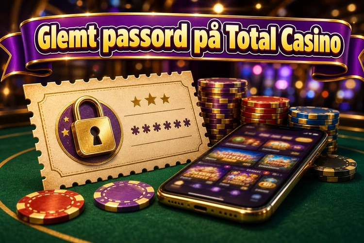 Glemt passord på Total Casino